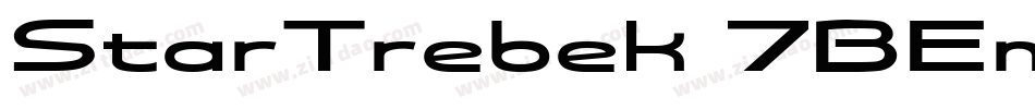 StarTrebek 7BEmw字体转换